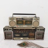 老式怀旧录音机磁带机，80年代老物件卡带机，手提式收录机道具摆件