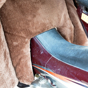 定制弯梁摩托车挡风被110冬季开叉电动车保暖防水加厚加大防风罩