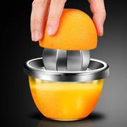 304不锈钢手动榨汁器，便携榨橙汁柠檬榨汁器，水果榨汁杯果汁杯压汁
