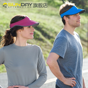 美国Sundayafternoons成人男女防晒空顶帽跑步遮阳帽马拉松网球帽