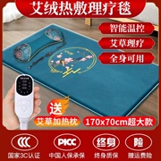 电加热艾灸床垫艾绒电褥子家用艾草热敷毯高档电热毯正品