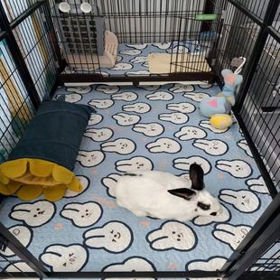 迷宠舍宠物地垫四季通用防滑笼垫兔子荷兰猪猫狗毯子保护脚易清理