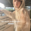 阿尼卡anika2024夏款女童，防晒衣韩版中大儿童蕾丝，外套皮肤衣甜美