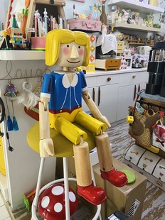 皮诺曹木头人型关节木偶人装饰拍摄摆件商店广场宣传道具
