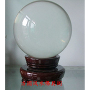 水晶5球-20厘米白色水晶球摆件家居客厅饰品办Q公室桌面水晶摆饰