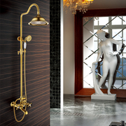 蝶陶卫浴欧式经典全铜浴室个性，创意问号形状卫生间淋浴双花洒