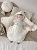 A类 婴儿抱被新生儿睡袋防惊跳包被春秋夹棉初生儿包裹宝宝安抚睡
