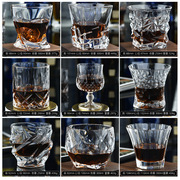 跨境创意水晶玻璃威士忌，杯洋酒杯四方杯白兰地，杯水杯酒吧啤酒杯