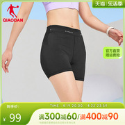 中国乔丹运动半弹短裤女2024春季女士，马拉松跑步弹力裤三分裤