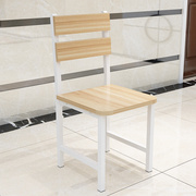 定制现代简约餐椅木质铁艺时尚，靠背椅家用经济型餐桌椅子简易餐厅