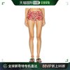 香港直邮潮奢 The Attico 女士 斑马纹印花短裤 243WCP165C082P