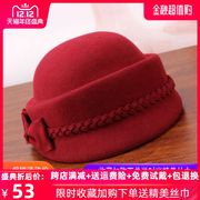 帽子女秋冬韩版优雅时尚羊毛呢贝雷帽英伦定型帽休闲百搭礼帽