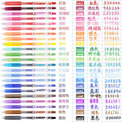 日本pilot百乐笔juice果汁，笔0.5mm中性笔，彩色按动水笔10ef做笔记