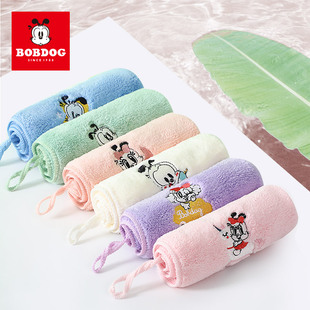 巴布豆婴儿毛巾口水巾宝宝巾，儿童毛巾洗澡巾，吸水超柔软新生儿方巾