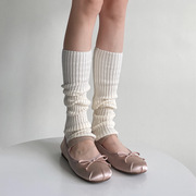 踩脚堆堆袜套女针织腿套保暖经典复古慵懒风瑜伽袜韩版