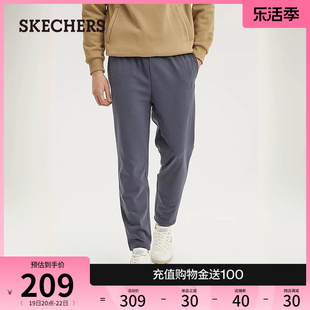 skechers斯凯奇雅钻系列，春夏男装长裤，舒适运动裤百搭休闲直筒裤