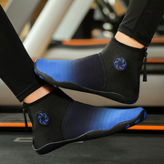 健身房高帮鞋赤足袜子鞋深蹲硬拉跑步机专用鞋运动鞋专业综合训练