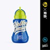 婴儿用品奶瓶饮水瓶，光滑塑料瓶样机品牌标签贴图展示智能图层样机