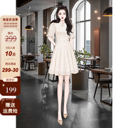高级感中式女装中国风白色连衣裙夏季2024气质礼服小个子裙子