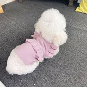 宠物衣服夏装泰迪衣服小型犬衣服飞飞可爱小背心胖狗法斗衣服