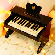 俏娃宝贝（QIAOWABAOBEI）木质儿童小钢琴玩具女孩电子琴1-3周岁