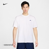 Nike耐克男T恤夏季宽松纯棉休闲刺绣时尚贴片柔软FV3752