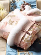 冬季复古中国风中式过年夹棉加厚改良旗袍唐装上衣棉袄小袄女