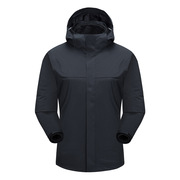 防风防水保暖外套，可制作接缝，压胶羽绒冲锋衣男女三合一冬季