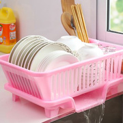 碗碟置物架水槽沥水架塑料碗碟盘子，收纳盒放餐具的架子碗筷沥水篮