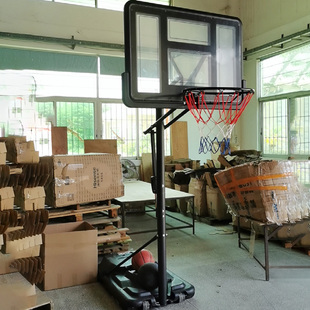 家用篮球投篮框篮球架户外标准可移动篮球，框实心可扣篮移动篮球架