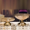 欧式水晶玻璃果盘创意奢华高档大果盆现代简约客厅家用高脚水果盘