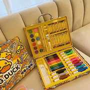 168件画笔礼盒套装儿童绘画工具水彩笔蜡笔铅笔小孩学习美术用品