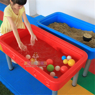 儿童沙水桌太空动力沙桌气堡广场戏水沙滩玩具幼儿园长方形沙盘