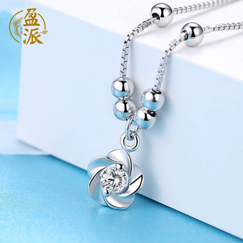 3925银五瓣花脚链女时尚 夏天配饰 女生日礼物送女友|ruв категории Украшения,ювелирные изделия, браслет - от Buy2taobao.com для оказания профессиональной услуги покупки агента Taobao