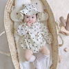 童泰0-2岁婴幼儿连体哈衣春夏装，1女宝宝印花娃娃，领爬服外出连身衣