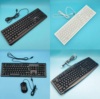 海尔kb1906ku-1019usb接口黑色，白色一体机键盘台式机键盘
