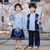 广西三月三表演服六一儿 童汉服中国风苗族古装少数民族壮族服饰.