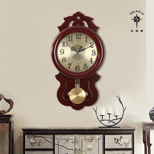 北极星挂钟客厅家用创意时尚新中式时钟中国风钟表石英钟欧式摆钟