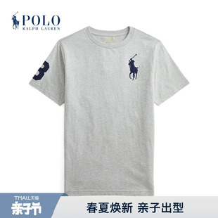 Ralph Lauren/拉夫劳伦男童 经典款Big Pony棉针织短袖T恤RL37632