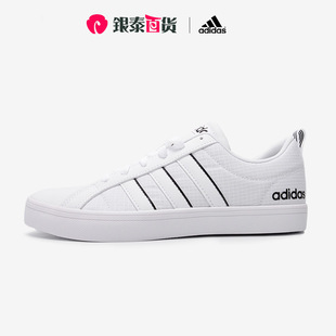 adidas阿迪达斯男鞋neo透气帆布鞋，休闲运动鞋板鞋f34634