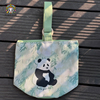 成都帆布包折叠水桶包竹子(包竹子)熊猫，印花可爱卡通出行小拎包纪念品