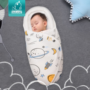 超舒适婴儿襁褓包巾纯棉春夏季新生儿睡袋宝宝防惊跳包被婴儿用品