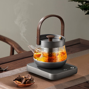 青花彤智能触控电热玻璃煮茶壶小型家用养生恒温泡茶壶烧水泡茶器
