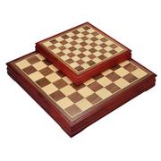 御圣国际象棋大号实木棋子高档黑白棋盘儿童木质西洋棋盘比赛专用