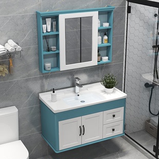 碳纤维浴室柜组合卫生间洗漱台现代简约洗脸盆洗手池台盆柜洗手盆