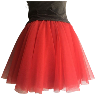 韩版大摆裙显瘦网纱蓬蓬裙短裙，白色半身裙纱裙红色太阳裙紫色