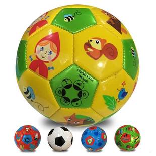 儿童足球2号卡通宝宝玩具球，3号幼儿园练习球4号5号中小学生pu足球