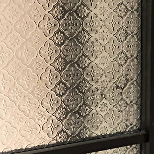 凡菲海棠花玻璃贴纸中式复古窗户柜子橱柜装饰贴膜透光不透明窗花