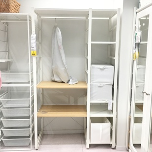 速达 北京宜家 宜家IKEA 爱尔瓦丽 储物组合 开放式衣柜
