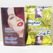10巴基斯坦 singhar酒红色纯天然植物染发粉养发遮白发不伤发